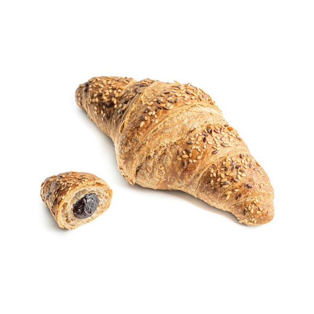 Vegane Croissants mit Waldfruchtfüllung